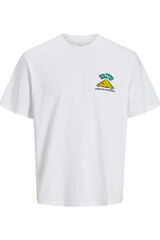 Jack & Jones Camiseta de manga curta com ajuste solto bege