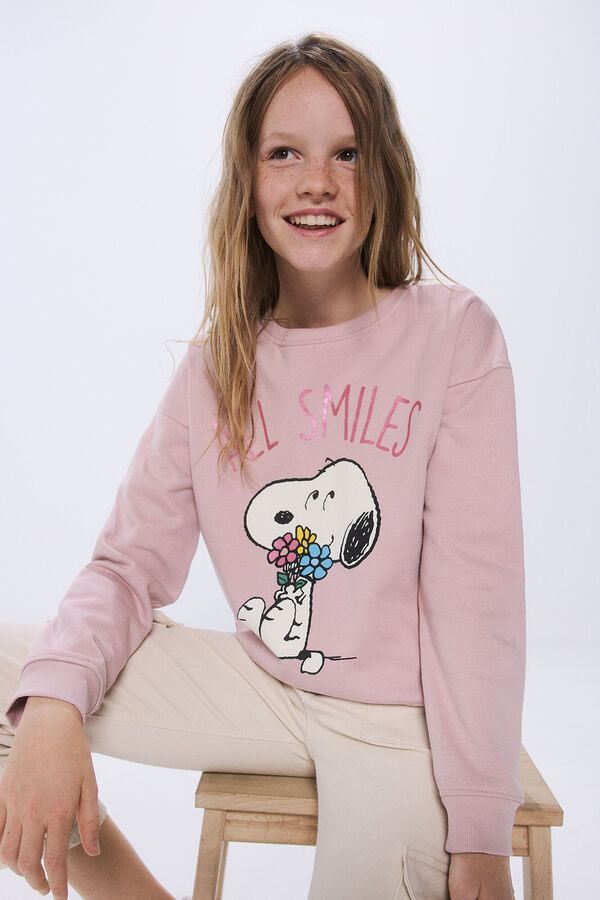 Springfield Kids Sudadera Snoopy ni&ntilde;a rosa