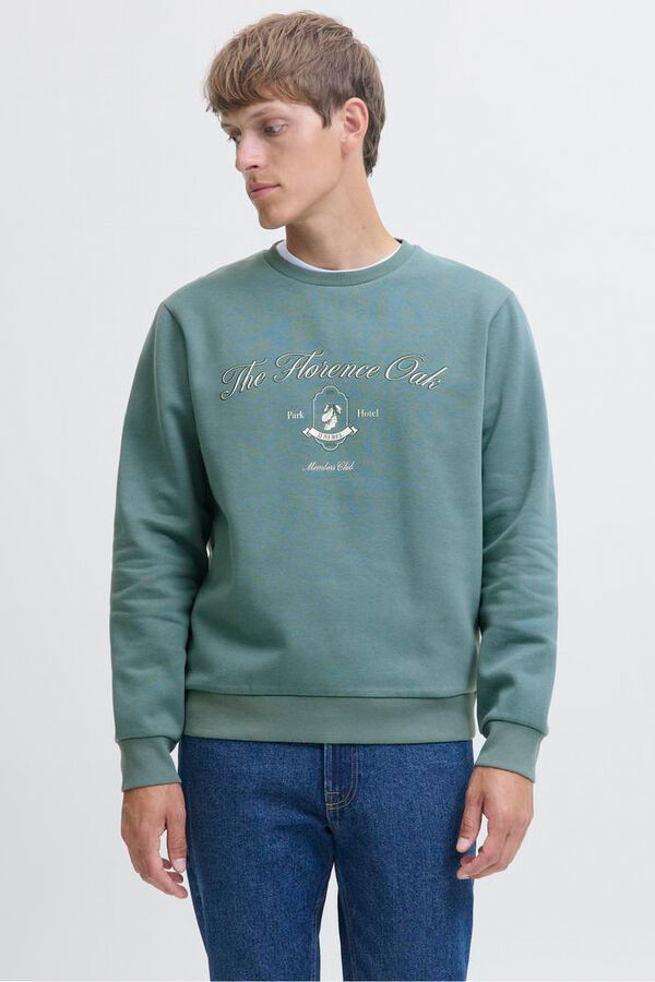 JJ REBEL Sudadera estampado frontal verde