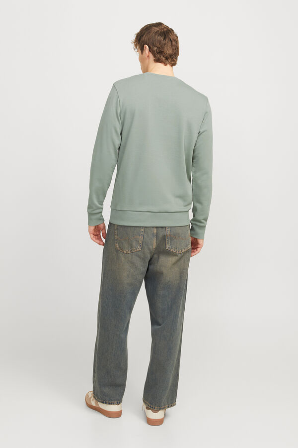 Jack & Jones Sweatshirt de ajuste padr&atilde;o verde