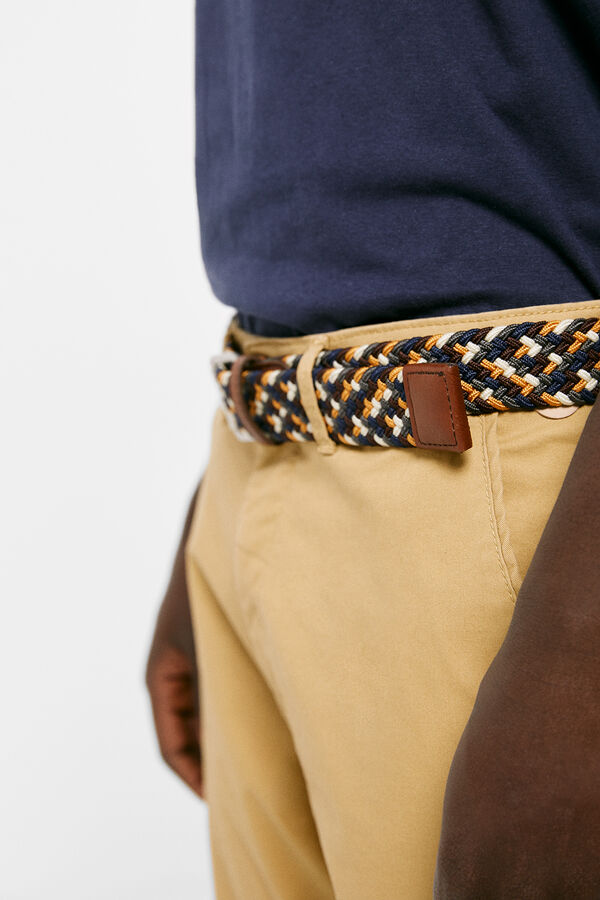 Springfield Cinto entrançado multicolorido azul