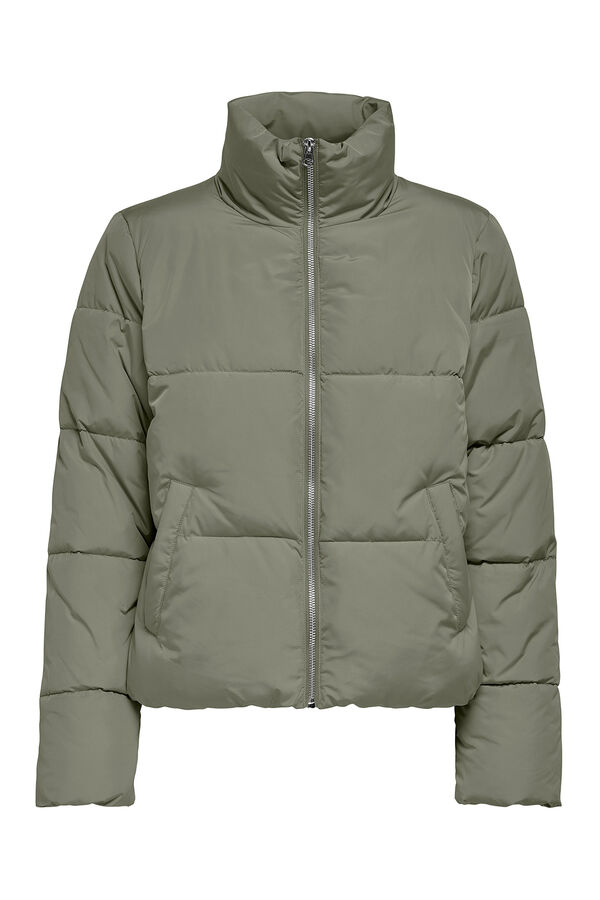 JDY Casaco acolchoada cinzento