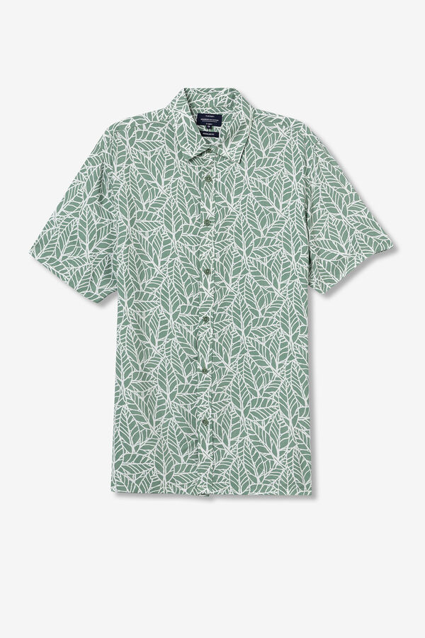 Tiffosi Camisa Estampada verde