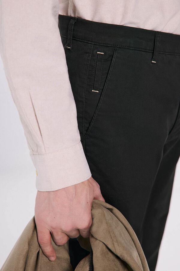 Springfield Cal&ccedil;as chino slim fit estampado