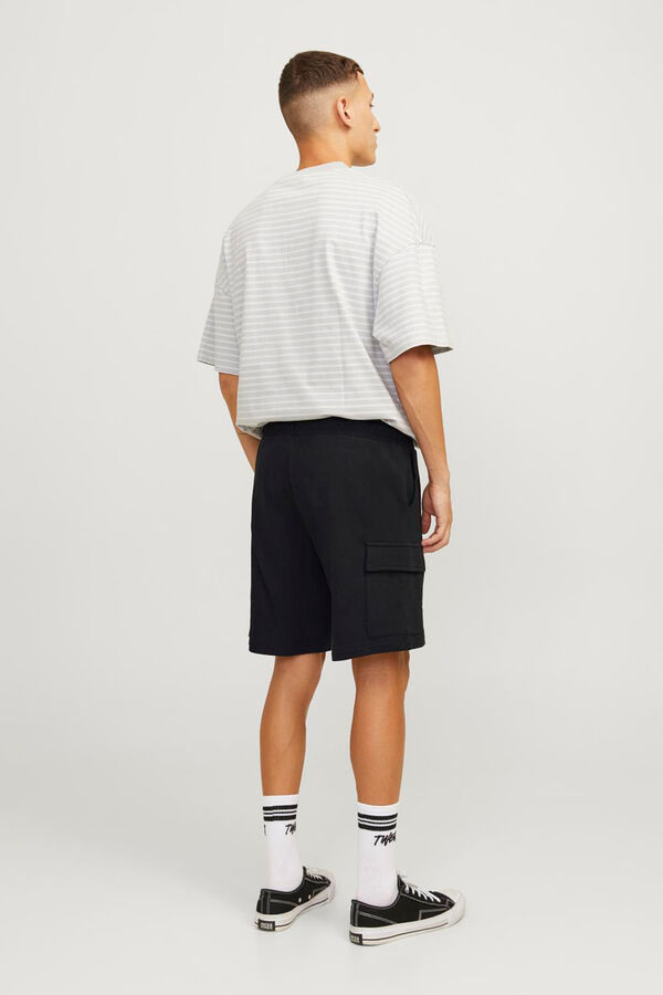 Jack & Jones Pantal&oacute;n corto tipo cargo negro