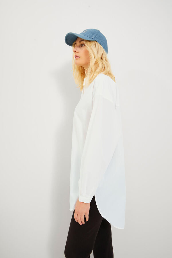 Jack & Jones Camisa manga comprida de popelina branco