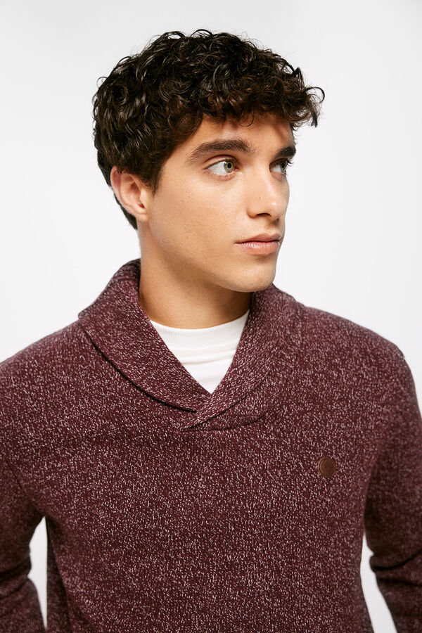 Springfield Camisola tor&ccedil;al gola smoking vermelho