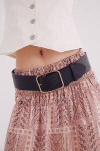 Springfield Cinto largo com fivela quadrada