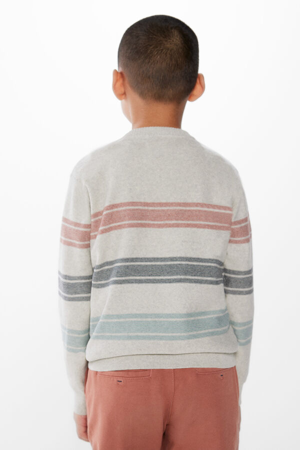 Springfield Kids Camisola riscas menino cinzento