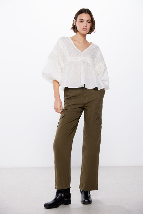 High Spirits Calças Eleven Caqui escuro