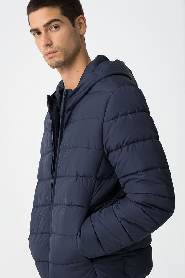 Tiffosi Casaco acolchoada &agrave; prova de vento azul