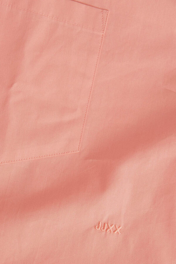 Jack & Jones Camisa de manga larga de popelin rosa
