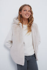 Springfield Kids Chaleco pelo ni&ntilde;a beige