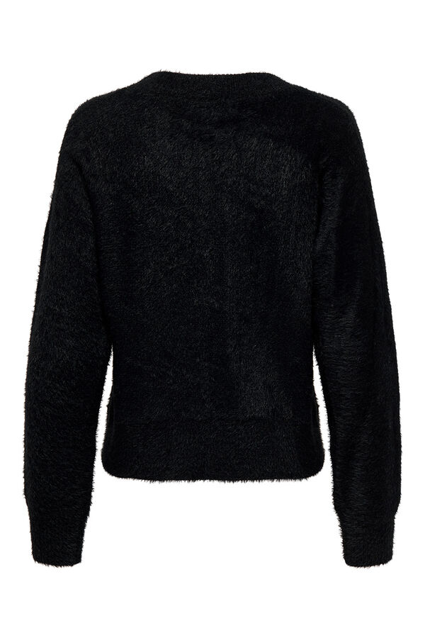 Only Cardigan con botones negro