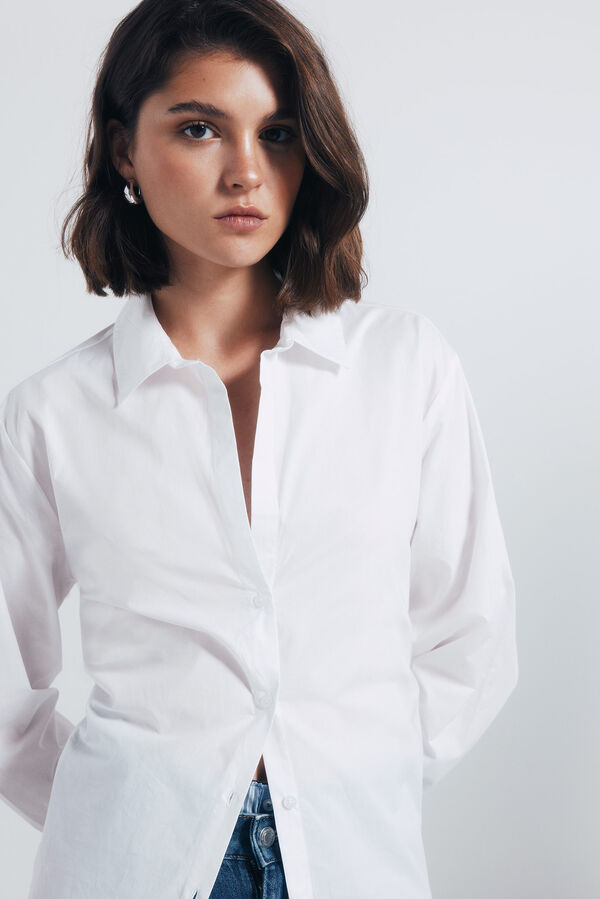 Springfield Camisa oversized blanco