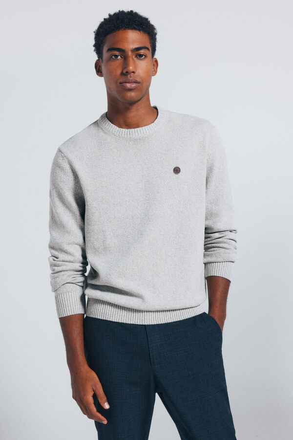 Springfield Jersey liso fantas&iacute;a torzal gris