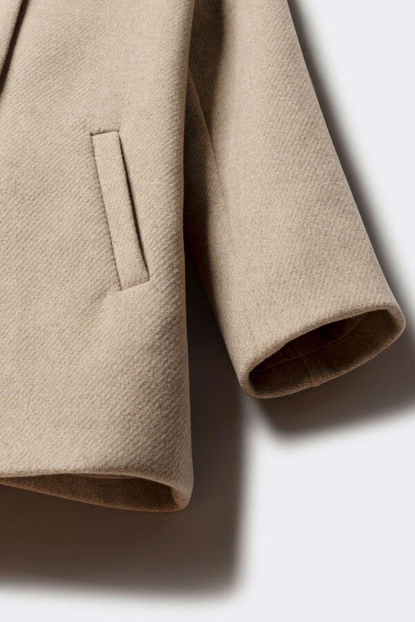 Springfield Kids Abrigo de pa&ntilde;o cruzado ni&ntilde;a nude