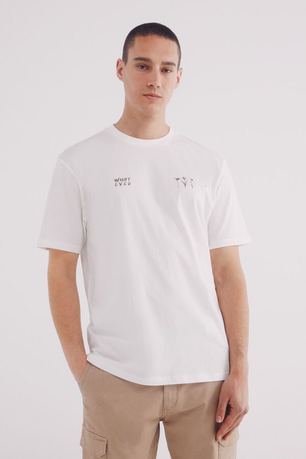 Springfield Camiseta whatever marfil