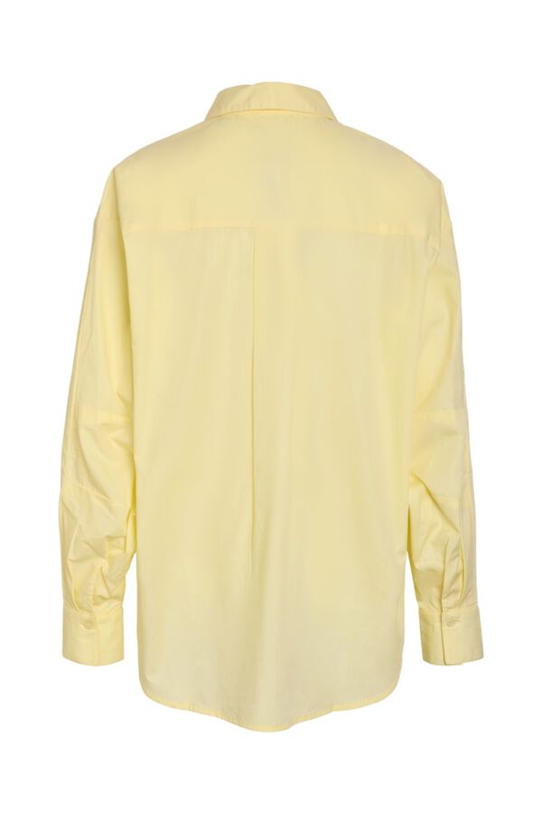 Noisy May Camisa de manga larga oversize amarillo