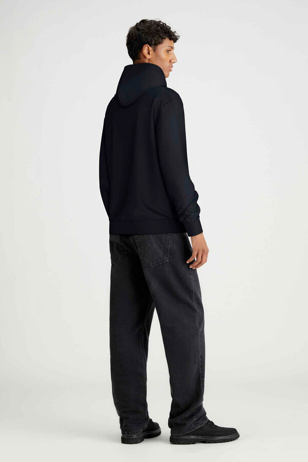 Calvin Klein Sudadera de hombre con capucha gris