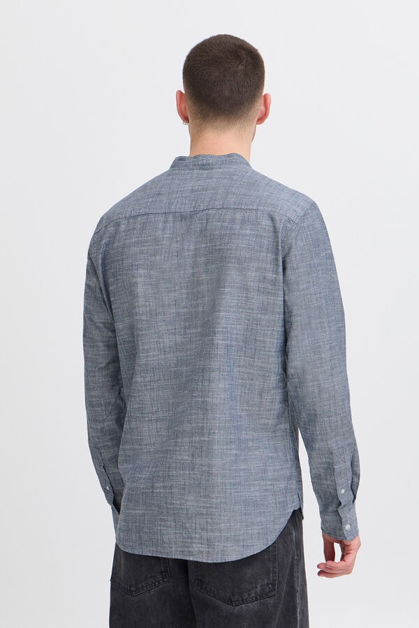 Blend Camisa Manga Comprida Bhalex  azul