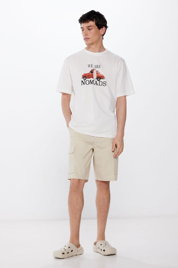 Springfield Camiseta nomads marfil