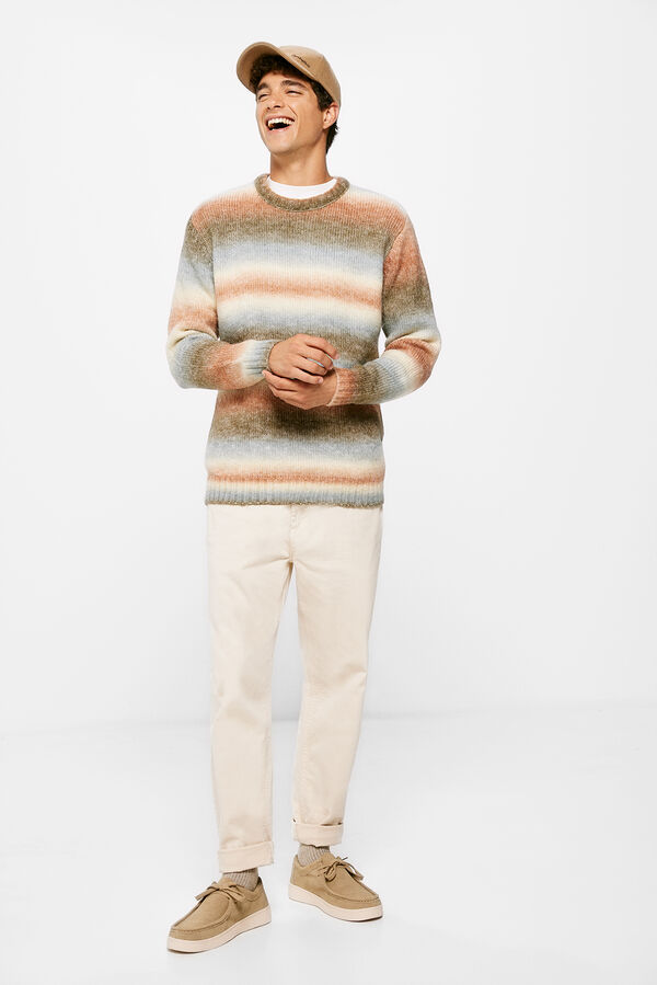 Springfield Su&eacute;ter fantasia com efeito gradiente branco