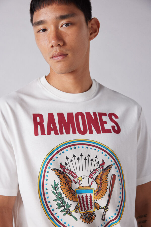 Springfield T-shirt Ramones Tour 1995 bege
