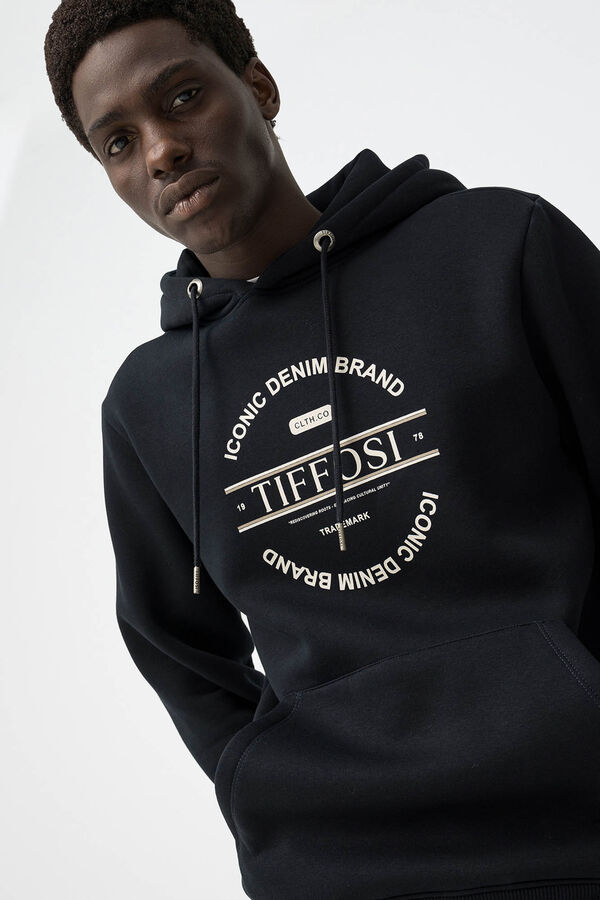 Tiffosi Sudadera capucha logo azul