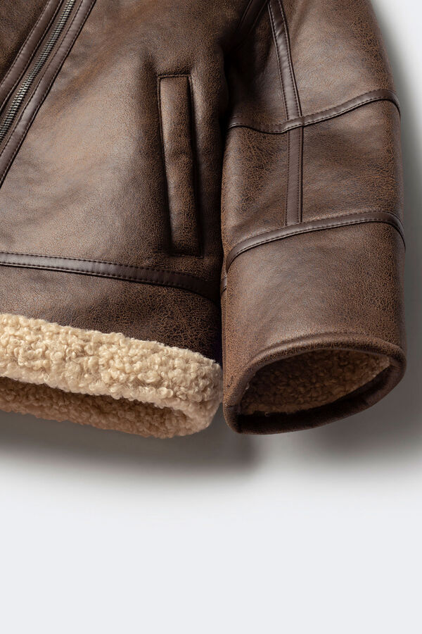 Springfield Kids Casaco aviador infantil cru