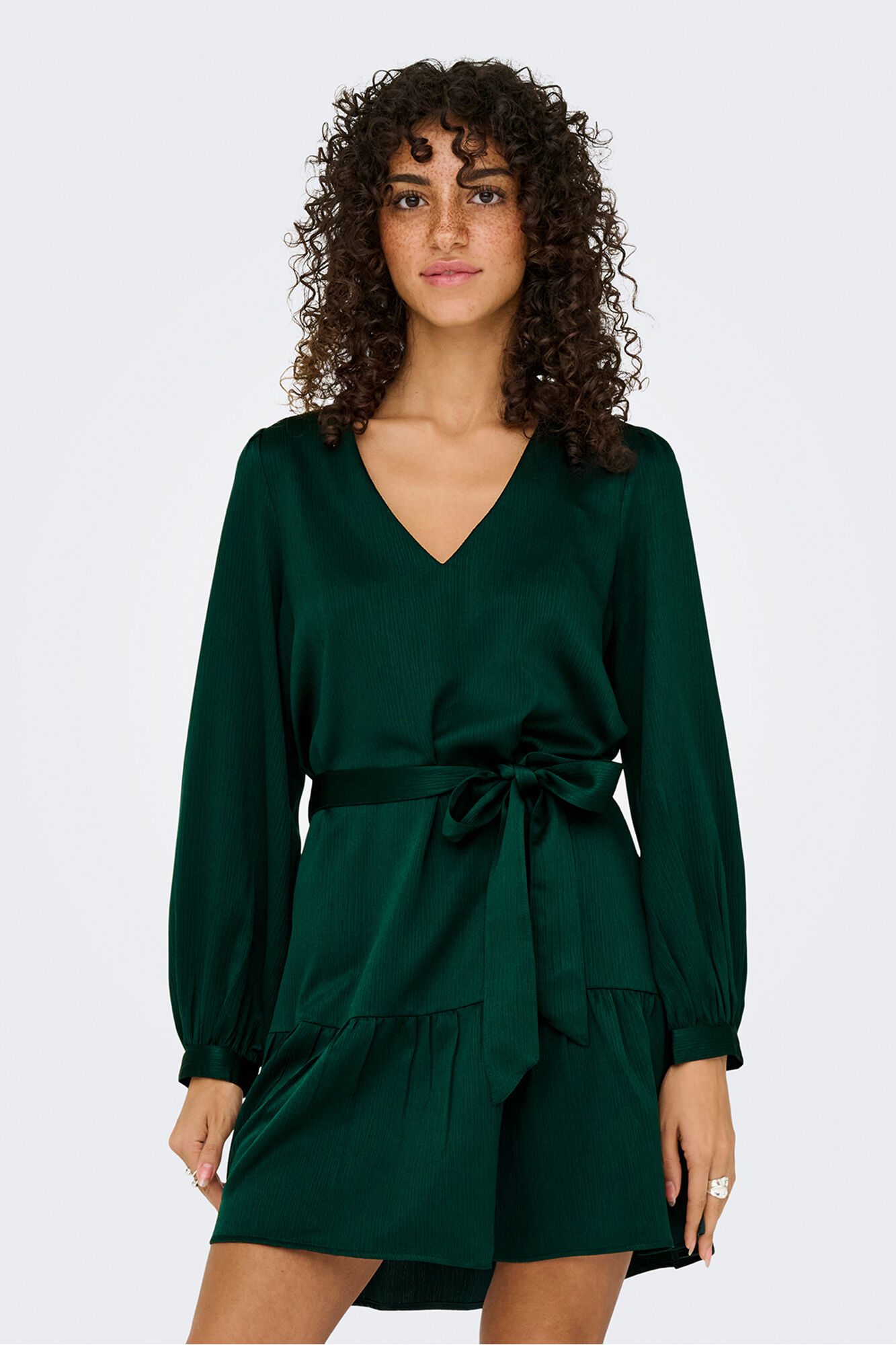 Only Vestido curto com cinto