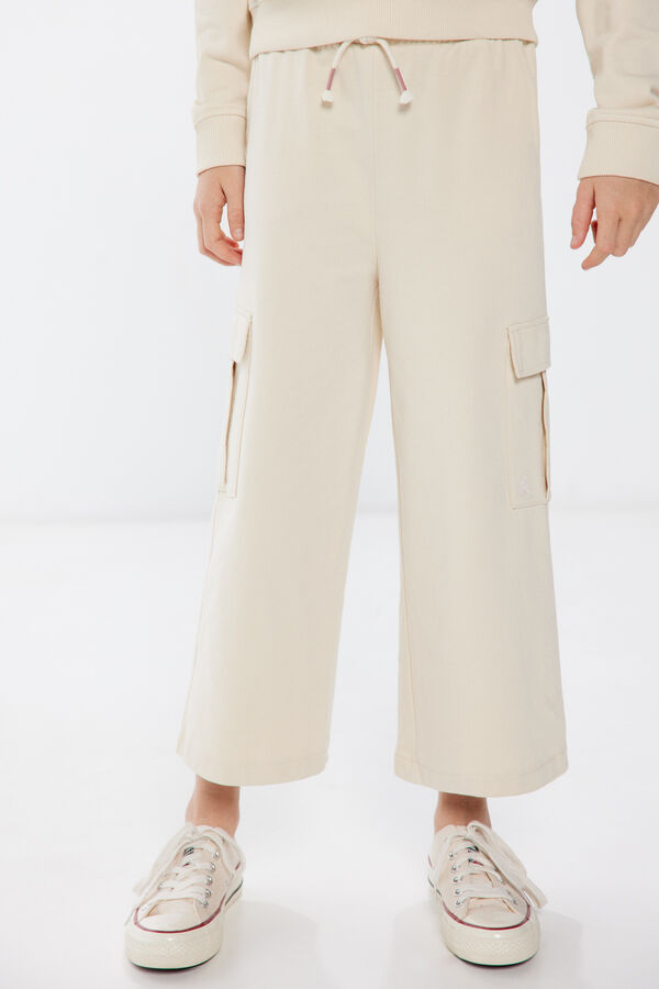 Springfield Kids Cal&ccedil;as cargo menina bege