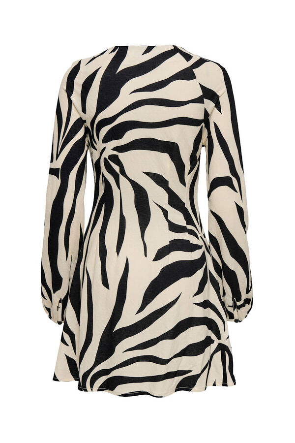 Only Vestido curto estampado floral estampado