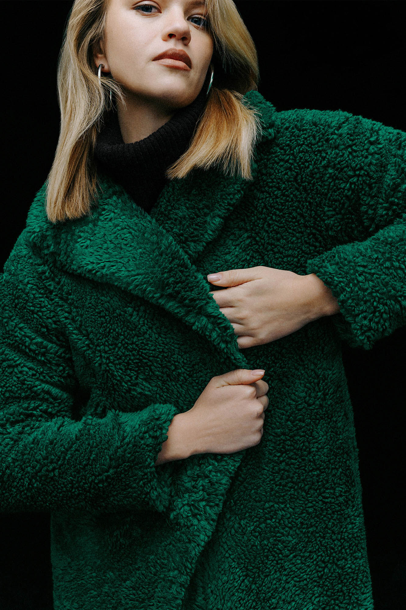 Oxxo Abrigo efecto piel