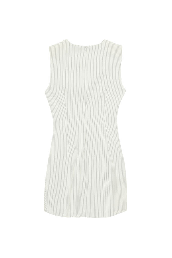 Koton Vestido mini sem mangas branco