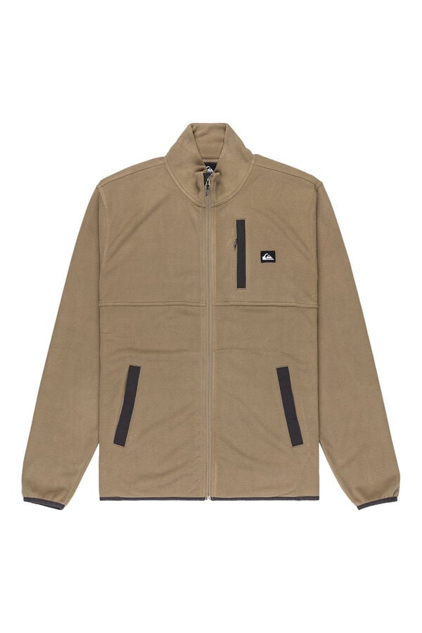Quiksilver No Destination - Polar con cremallera para hombre nude