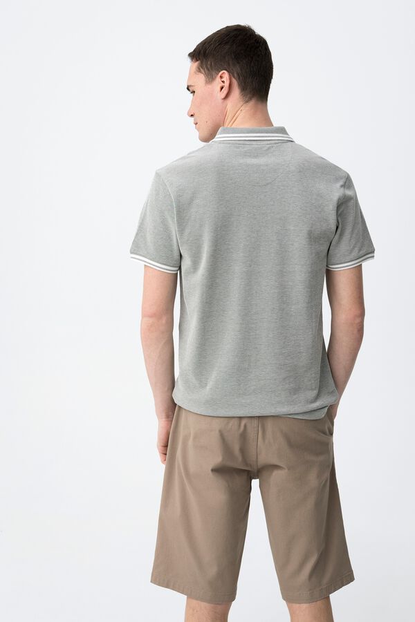 Tiffosi Polo regular fit gris