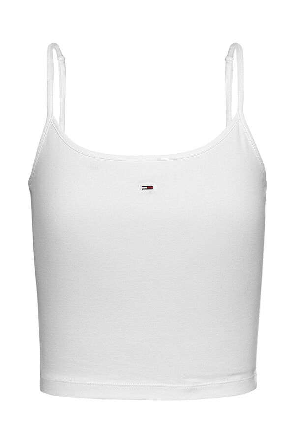 Tommy Jeans Top de tirantes de mujer Tommy Jeans blanco