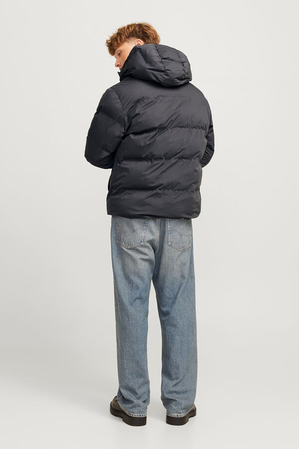 Jack & Jones Casaco acolchoado capuz cinzento