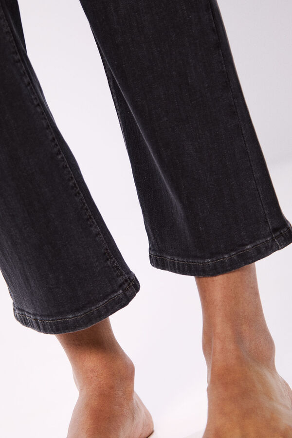 Springfield Jeans kick flare gris