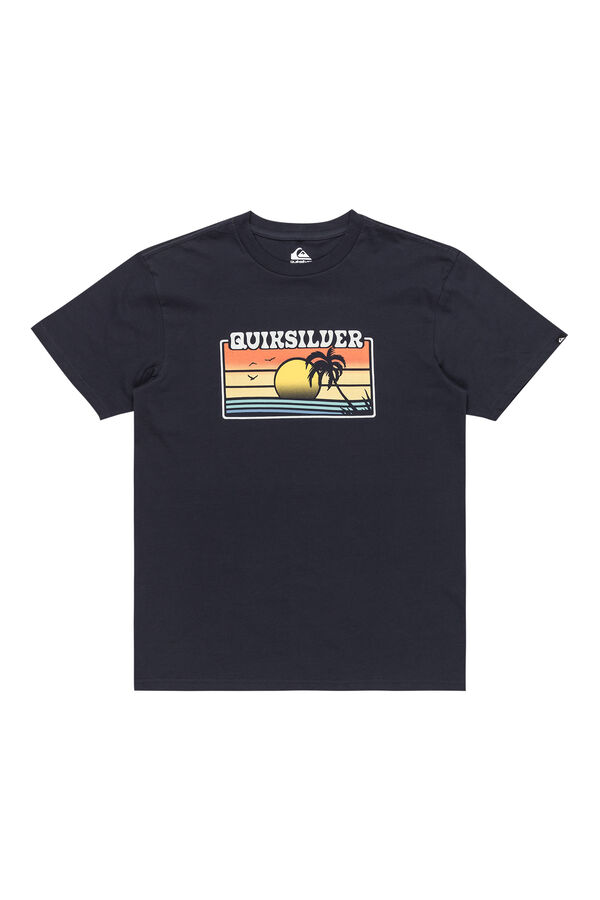Quiksilver  Camiseta masculina de manga curta azul
