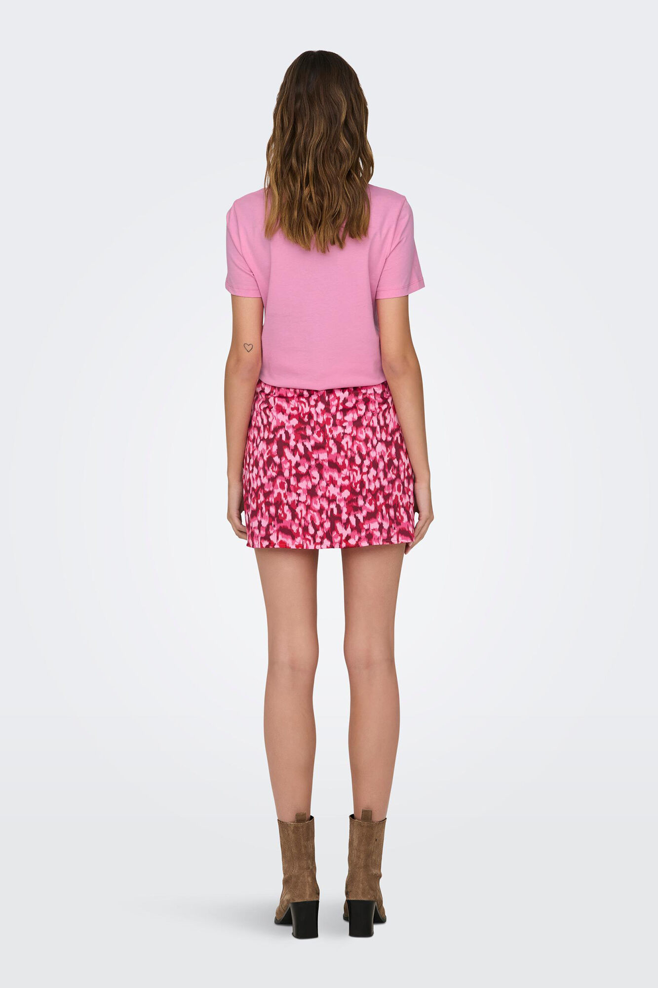 Only Falda mini estampada
