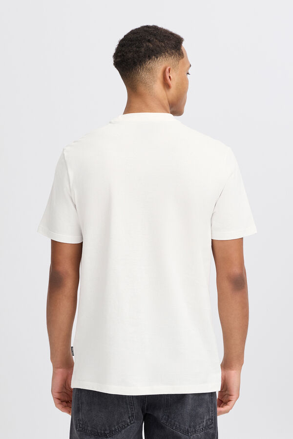Blend Pacote com 3 camisetas de algod&atilde;o  branco