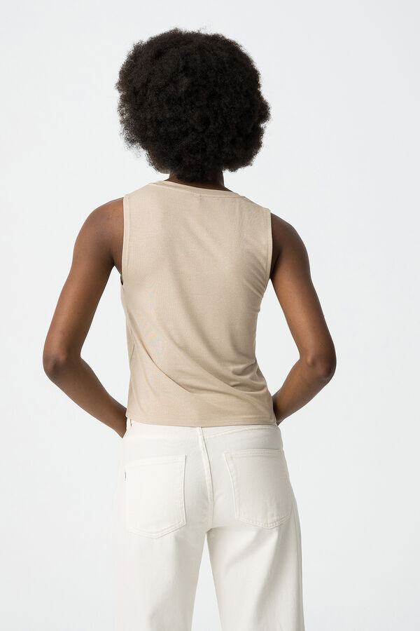 Tiffosi Top B&aacute;sico amarillo