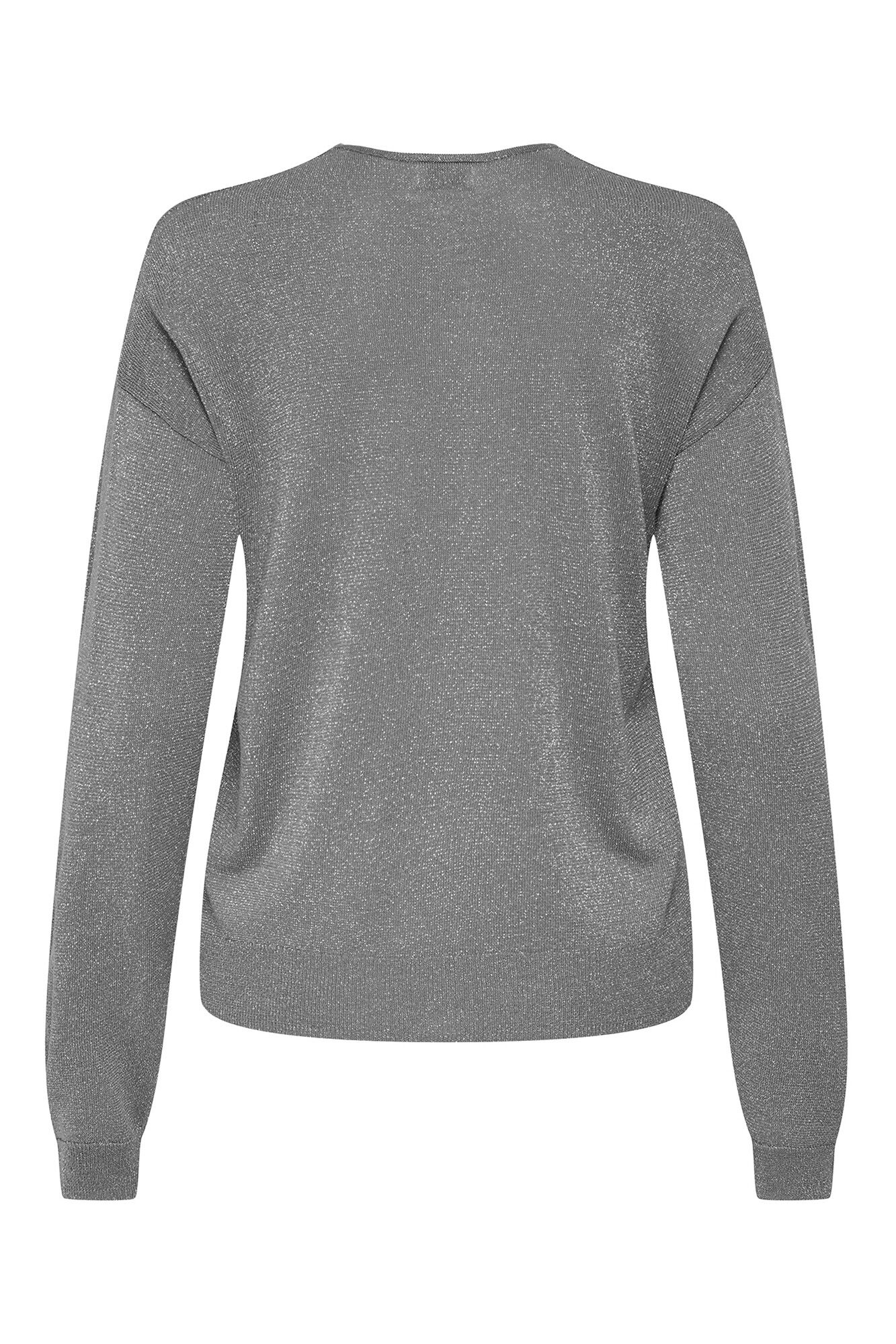 JDY Camisola de lurex com gola em V