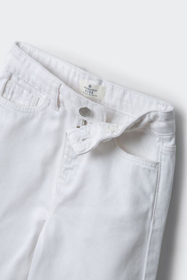 Springfield Kids Cal&ccedil;a culotte denim de menina branco