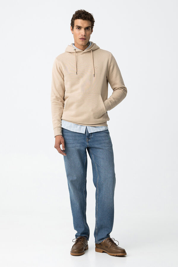 Tiffosi Hoodie B&aacute;sico beige