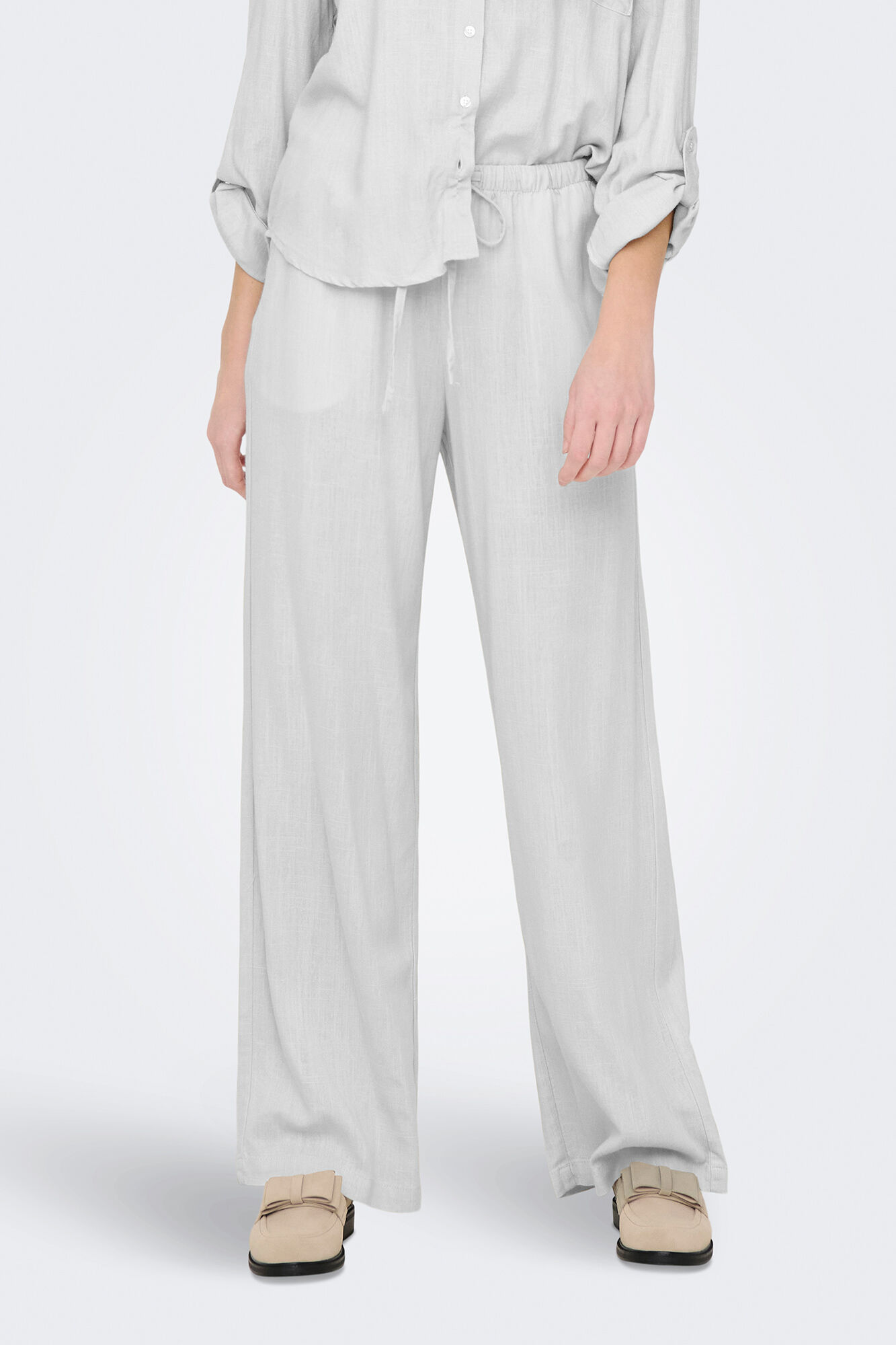 JDY Pantal&oacute;n largo lino