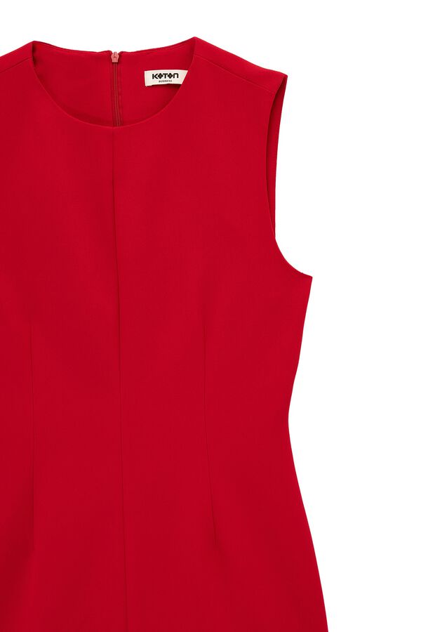 Koton Vestido mini sem mangas vermelho