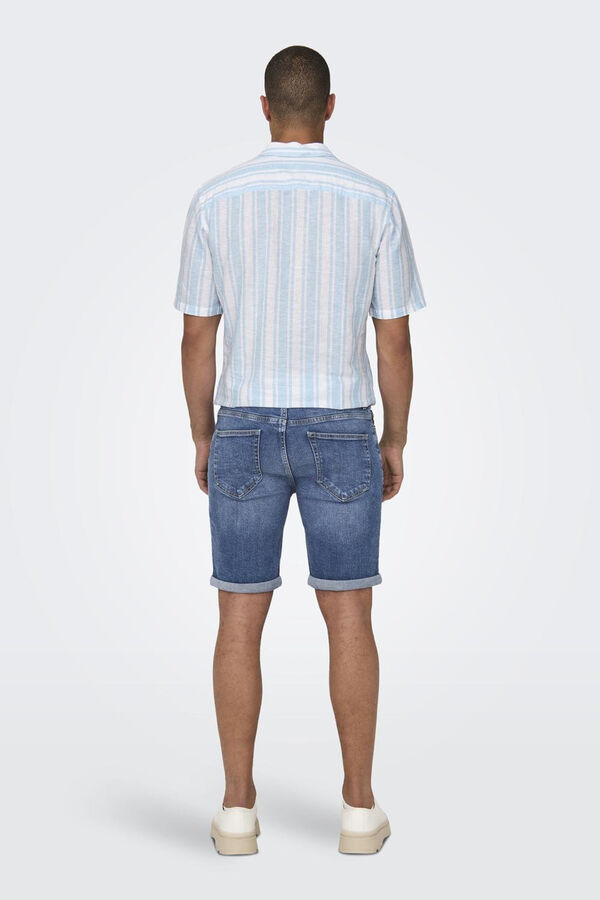 Only & Sons Bermudas denim azul
